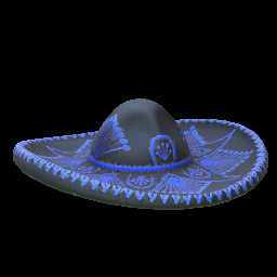 Mariachi Hat Cobalt